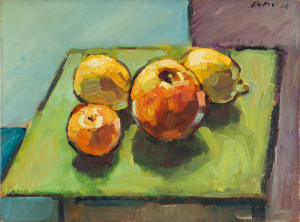Peter Dotrel Stillleben mit Äpfeln und Zitronen