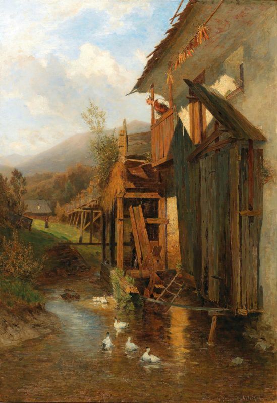 Mühle in der Wacha“ Max Suppantschitsch
